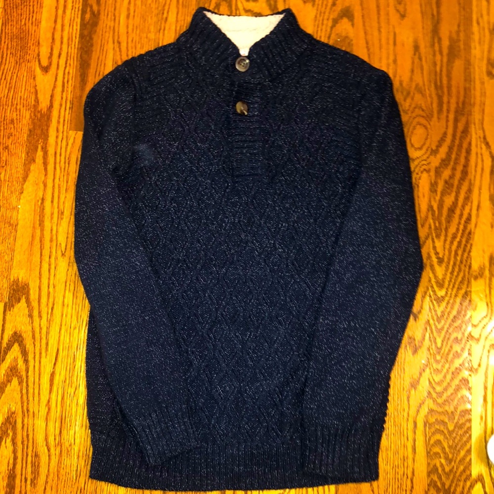 Boys Navy Blue Cat & Jack Sweater L (12/14)